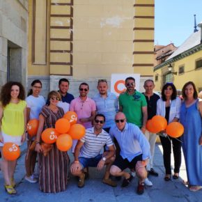 Victor Alvarado (Cs) insiste en el "fuerte crecimiento de Ciudadanos en la provincia de Segovia, y concretamente en La Granja y Valsaín"