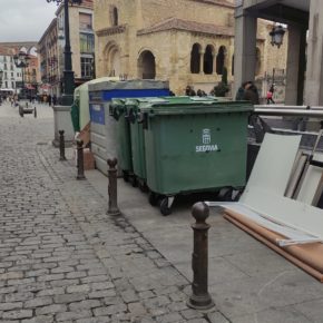 Cs insta al Ayuntamiento de Segovia a reducir el impacto visual de los contenedores de la avenida del Acueducto