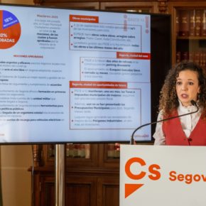 Otero (Cs): “La era de Clara Luquero ha terminado y la del PSOE en el gobierno de Segovia también, están agotados”